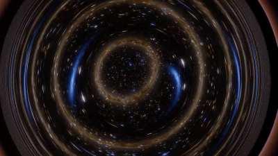 Jumping through a wormhole I made in SpaceEngine