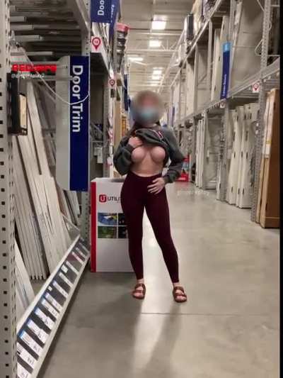 Love the thrill of flashing at Lowes