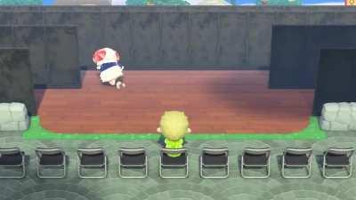 Dom put on a little play for me: