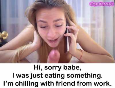 Just chilling with a friend