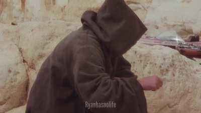 Hello there but Obi-Wan falls through a portal…