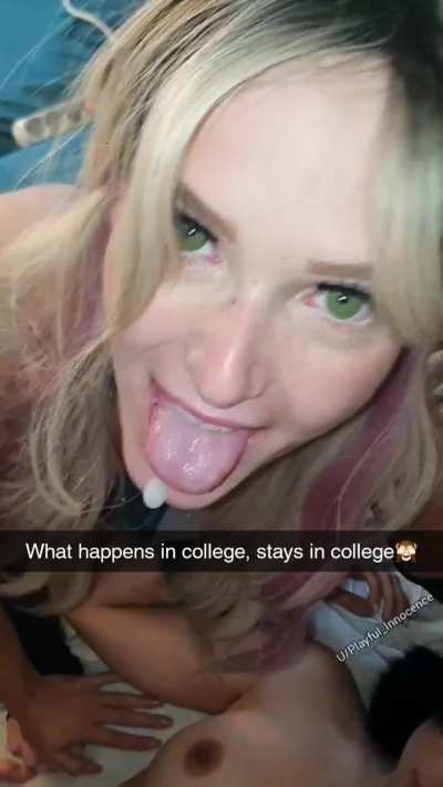 Your GF was a real slut during college