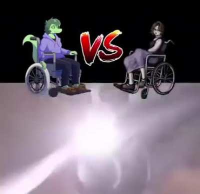 Wheelchair battle