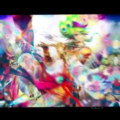 Love the video edit. Not sure if the lyrics are suitable tho. Hare Krishna! :)