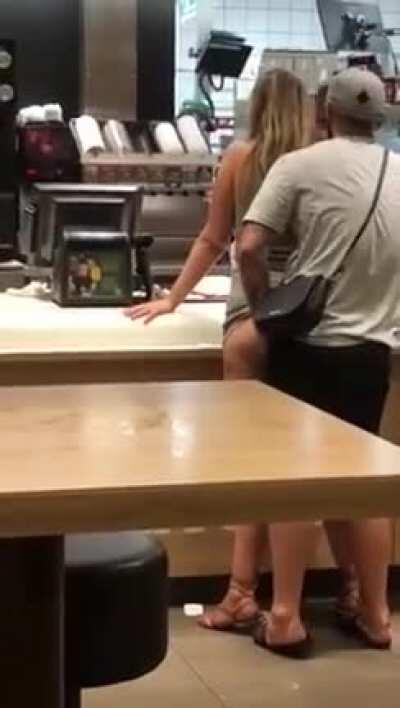 QUICK SEX WHILE ORDERING AT MCDONALDS