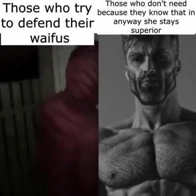 Signature look of superiority