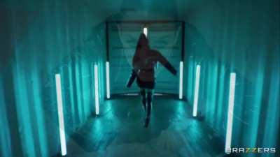 Angela  White goes white 