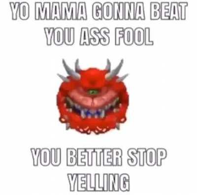 Meatball man vs other meatball man from popular game doom