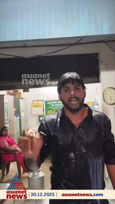 In Kollam, a farmer Vishnu protested by pouring milk over his head after CPI(M)-linked Paravur Milk Society operatives Mahendran Pillai and Tara claimed only his milk gets spoiled - a charge seen as illogical and vindictive, exposing alleged partisan hara