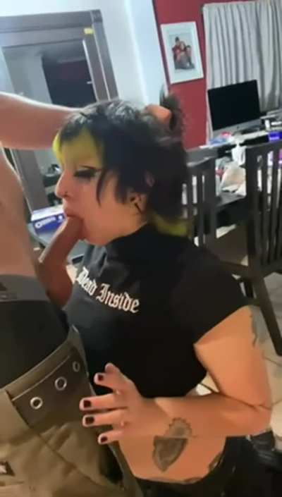 Blowjob Deepthroat Emo Goth Porn GIF by yaesyaesyaes1