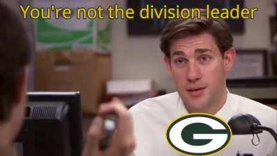 We're going to be insufferable when we're finally a good team. Once we figure out how to be insufferable.