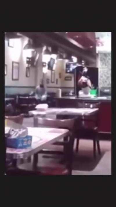 To jump over the table