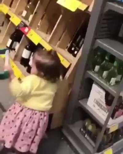 Just one bottle? Now that is stupid