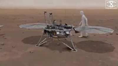 Марс единственная известная планета, населенная исключительно роботами