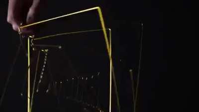 Mesmerizing and hypnotic Fibonacci based sculpture