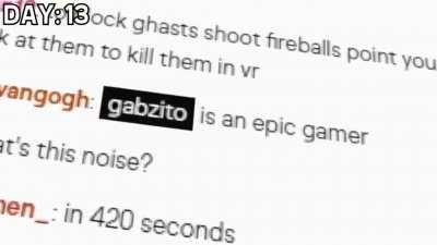 A VR Minecraft journey in 14 seconds