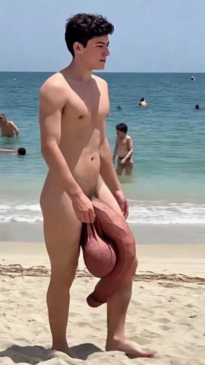 Joseph at the beach