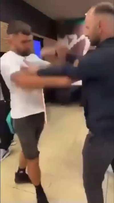 WCGW when you’re a racist and you bother a man waiting in line at McDonald’s