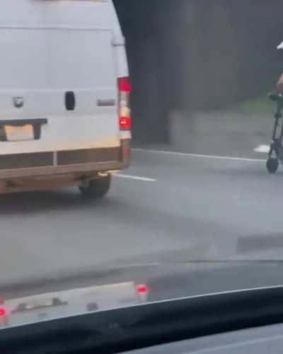 So many types of idiots in nyc traffic tbh (not me recording it)