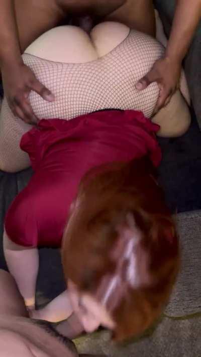 This is the part of me you’re missing out on if you’re not subbed to my OF.. Always happy to be rocking back and forth between two cocks.. or more😈