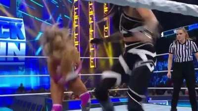 Sonya Deville kicks Aliyah right in the belly