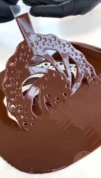 Chocolate motorcycle