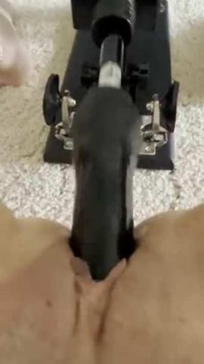 When you can't decide what you want, you use both your Fucking Machine and your Hitachi.