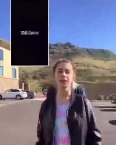 The giggle at the end