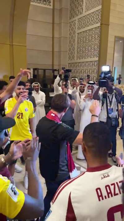 Julen Lopetegui after qualifying for the 2026 World Cup with Qatar