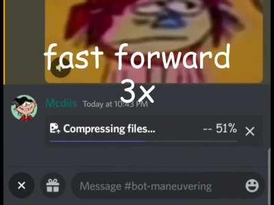 (Volume warning) I just LOVE it when discord auto compresses all of my videos even the ones under 8 mb!!!!!!!!!!!!