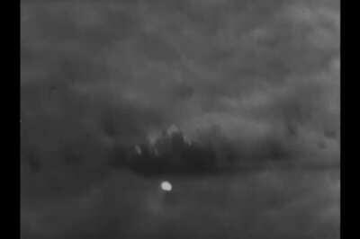 Henschel Hs 129 pilot nails the auxiliary fuel tank on a Soviet Churchill on the move