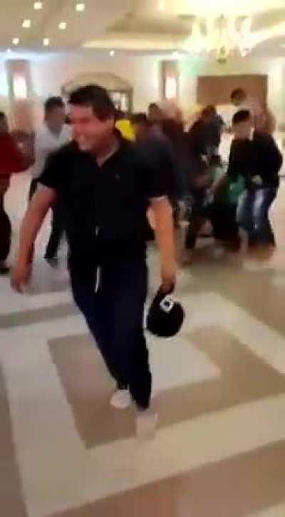 aperitifs at a cartel wedding