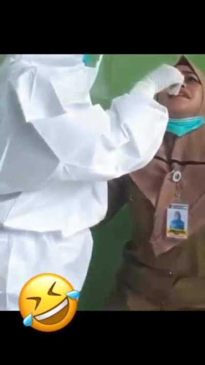 COVID test is painful