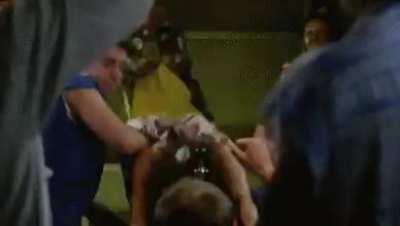 Aubrey Plaza showing off her Saturday panties with a keg stand