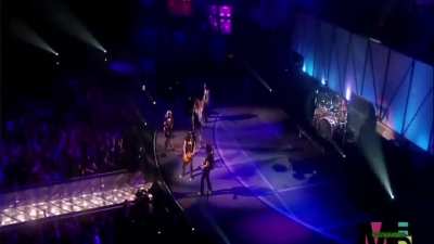 A Supergroup consisting of Rob Zombie, Slash, Ace Frehley, Tommy Lee, Scott Ian & Gilby Clarke perform 