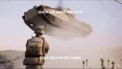Tank helecopter compilation from discord