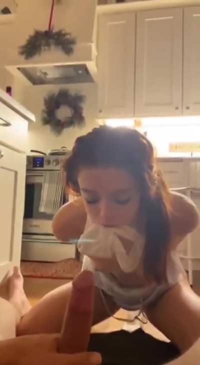 First you have to show your worth later you might earn that cock