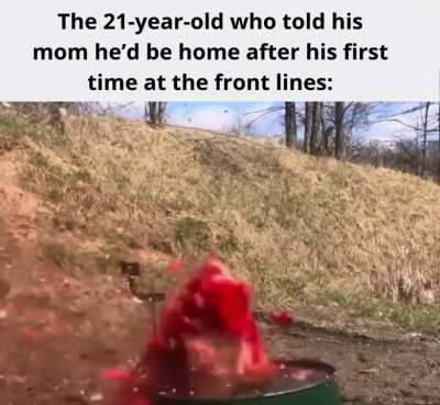 buddy you aint surviving ww2