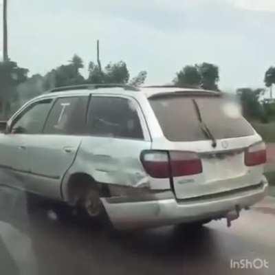 Another mad Nigerian driver