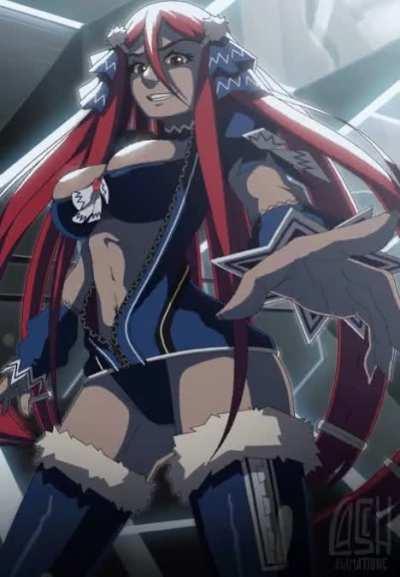 Commissioned piece of an OC character named Acapella.