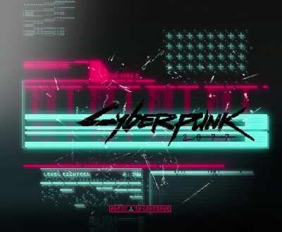 Cyberpunk 2077 pixelart - main menu recreation 328x270
