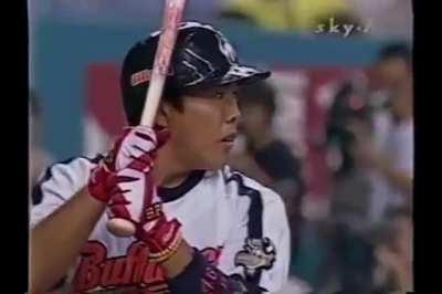 9/26/2001. The shot heard around Osaka. Hirotoshi Kitagawa hits a pennant-clinching come-from-behind pinch-hit Grand Slam.