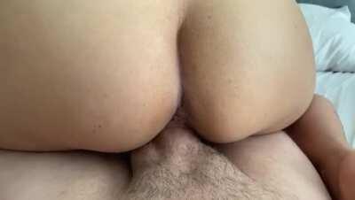 If u look really close and watch til the end youll see that there was 2 cocks in me when he cums inside!