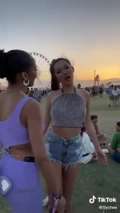 NY girls at Coachella - Lily Chee