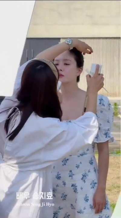 송지효 in a shoot for a new Glutanex project~