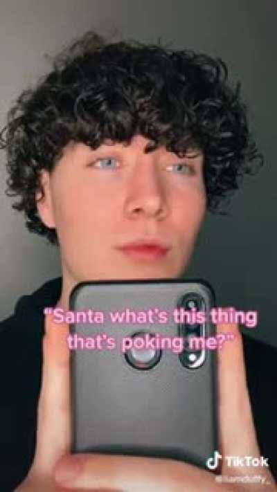 POV: You film yourself watching your daughter get sexually harrassed by a mall Santa for TikTok clout