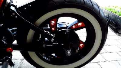 My old custom Yamaha XV 750 Cafe Bobber. 😎