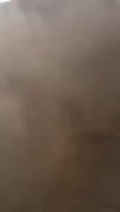 Beirut explosion UP CLOSE! Fireworks crackling, then BOOM!!