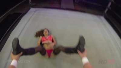 POV stomp and headbutt to Kiana's cunt