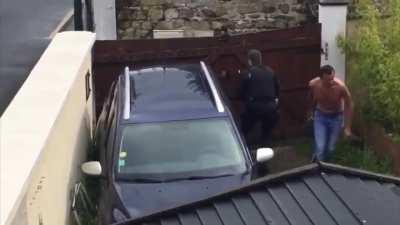 French police masterfully subdue an armed woman with a rifle